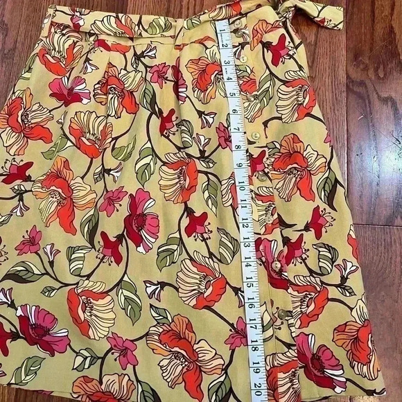 GRACE Elementary Graphic Florals Skirt Sz 6P - Picture 6 of 7